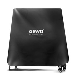 GEWO Lightweight cover for table tennis tables, waterproof and UV-resistant, black