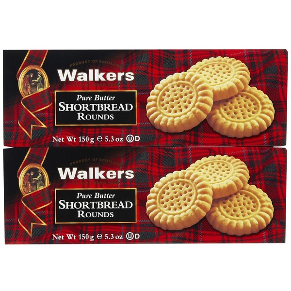 Walkers Classic Shortbread Rounds - 5.3 oz - 2 Pack