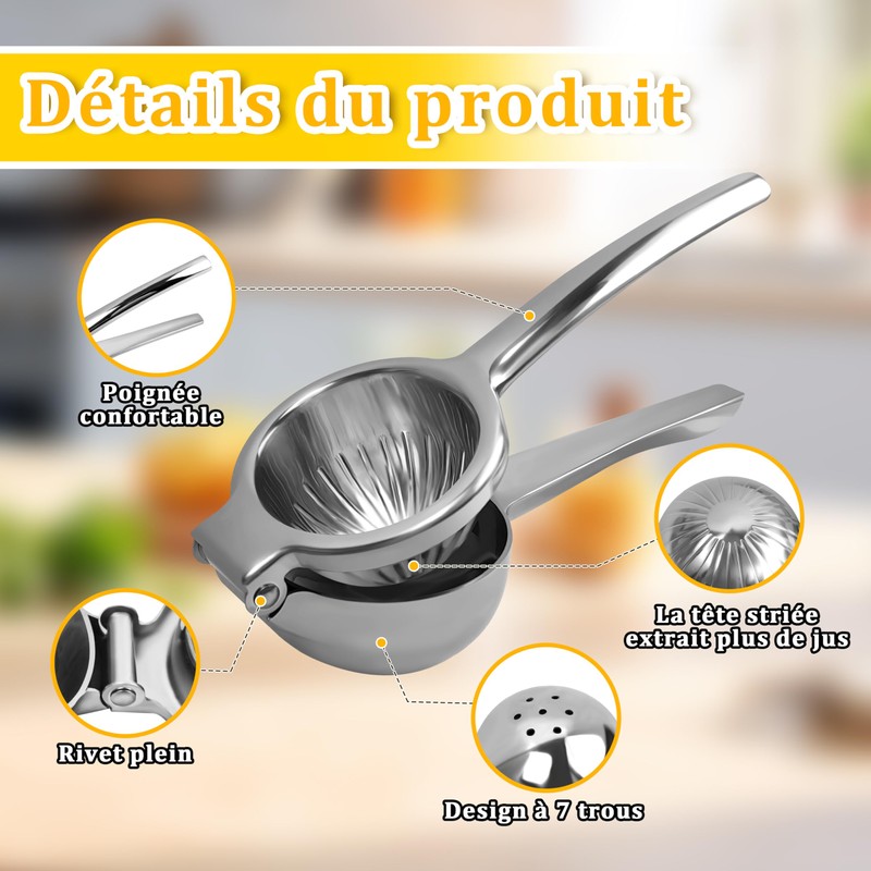 Qianruida Lemon Press Manual Citrus Press Lemon Lever Squeezer Orange
