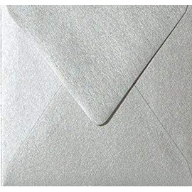 BRIEFUMSCHLÄGE24 Plus Envelopes 16 x 16 cm 90 g/m² 160 x 160 mm Silver Clasp: Tab of 100