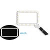 FUGEST Handheld Magnifier with 5x 48 LED Scale Loupe Light,