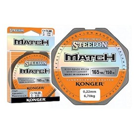 Konger Steelon Match Fishing Line Fluorocarbon Coated Monofilament 150 m (0.22 mm / 6.70 kg)