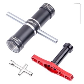 HobbyPark RC Hex Nut Driver Set 24mm 25mm 4mm 5mm 5.5mm 7mm 17mm RC Wheel Wrench for 1/5 1/8 1/10 1/12 1/16 1/18 1/24 Scale RC Monster Truck Buggy Car