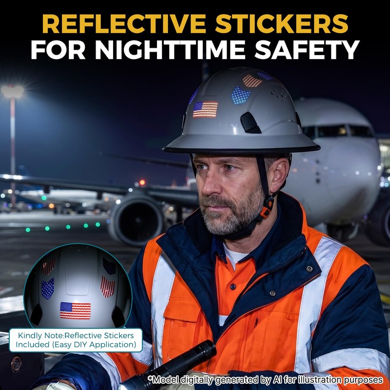 Aolamegs Safe Full Brim Hard Hat Type 2 Class C