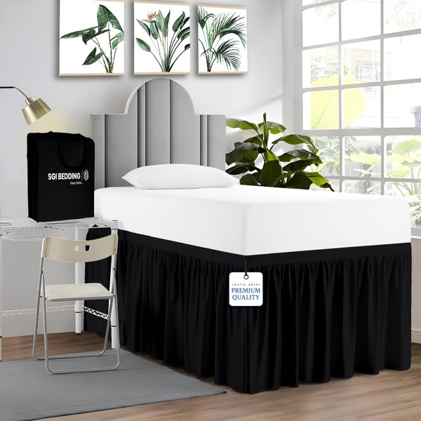 SGI bedding Dorm Bed Skirt Twin XL 42 Inch Drop