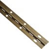 Charcoal Gray, Slotted Piano Hinge, 36" L x 1-1/2" W