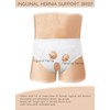 Underworks INGUINAL HERNIA SUPPORT BRACE WITH HOT/COLD THERAPY PADS INCLUDED