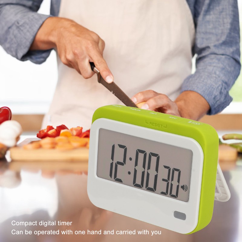 Large Digits Digital Timer Alarm Clock Mute Small Digital Kitchen