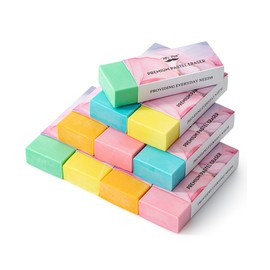 Mr. Pen- Erasers, 10 Pack, Pencil Eraser, Bright Colors, Erasers for Pencils, Mr Pen Erasers, Erasers for School, Large Eraser