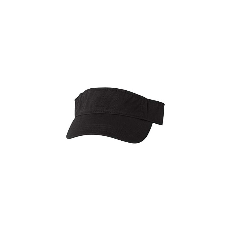 Valucap - Bio-Washed Visor - VC500 - Adjustable - Black