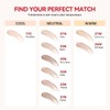 SONGVISON Cushion Foundation, Semi-Matte Finish 72-Hour Foundation Full Coverage Sun