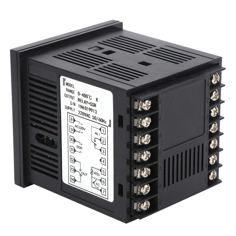 Intelligent Control Temperature Controller Digital PID RELAySSR Output 0-400℃ AC220V