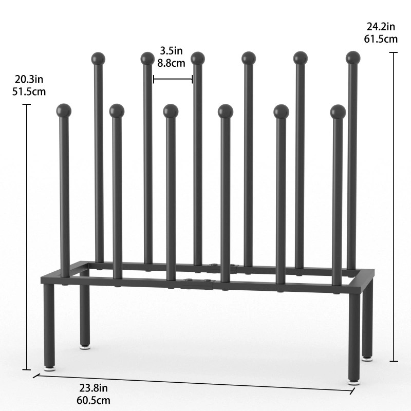 SINKHANUN Boot Rack Shoe Organizer - Double Layered Boot Organizer