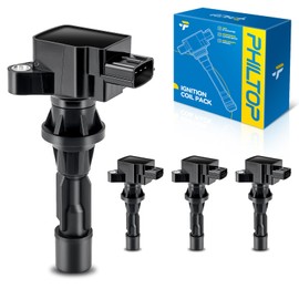 PHILTOP UF540 Ignition Coil 4 Packs Fit for 2010-2013 3 2.0L, 2006-2009 3, 2007-2012 CX-7, 2009-2013 6 2.5L, 2006-2015 MX-5 Miata, 2010-2013 3 2.5L, 2006-2008 6 2.3L, 2006-2007 6 2.3T