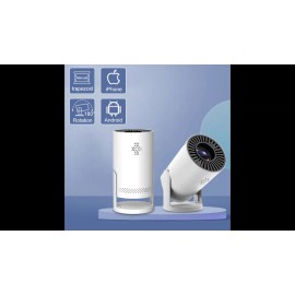 Besus Mini 180º 1080p Smart Beam Mini Projector - Wired USB Home Office Entertainment