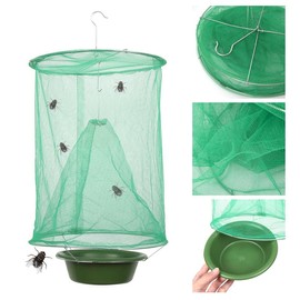 1/4/6/8PCS Fly Traps Outdoor Hanging Stable Trap Reusable Fly Catcher Killer Hunter Repellent Control Cage for Barn Orchard - PCS: 4PCS