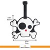 Funny Luggage Tag (Skull Crossbones)
