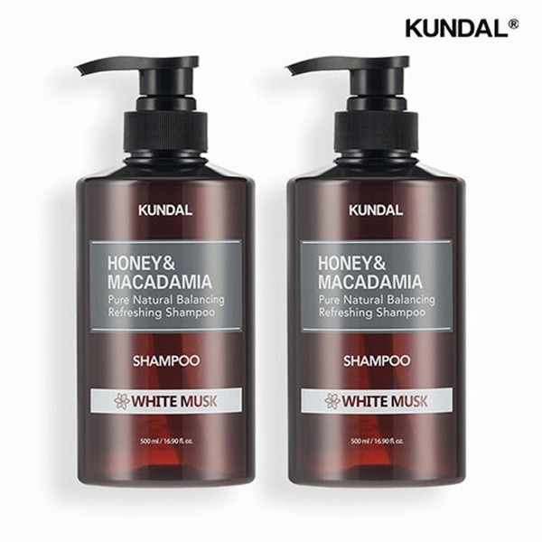 Kundal Honey &amp; Macadamia Nature Shampoo 500ml 2 x White