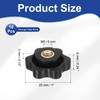 PATIKIL M6 x 25mm Thread Star Knobs, 10 Pcs 6