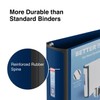 Staples 3-inch 3-Ring Better Binder, Navy Blue, 2/Pack (ST55889-CCVS)