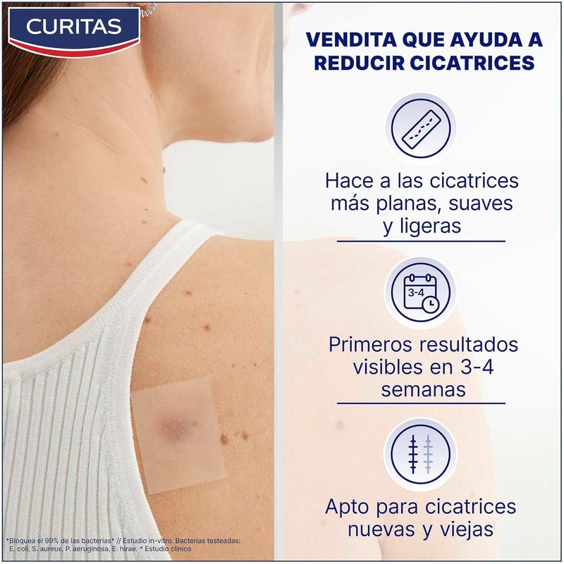 Curitas Reductor de Cicatrices – Caja con 21 Unidades |