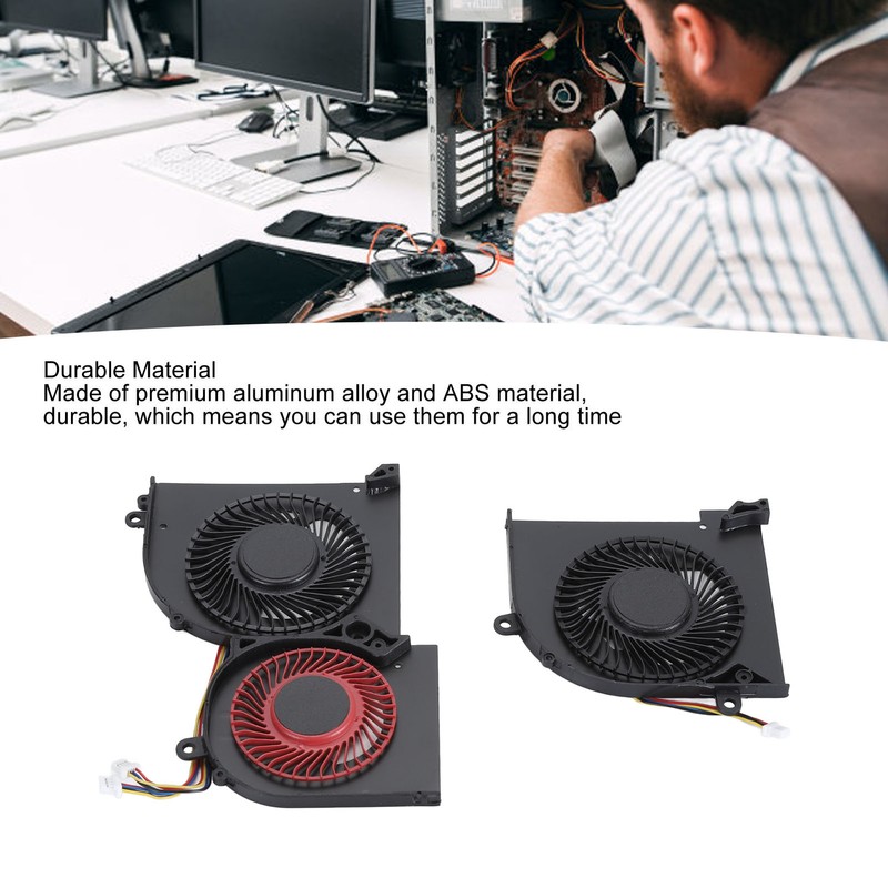 Laptop Cooling Fan for MSI Replacement Low Noise Efficient Cooling