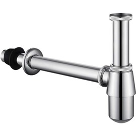 ZM Zinc&SS Bottle Trap Pipe Basin Sink Waste Kit 1-1/4'', 120mm Inlet, 300mm Outlet