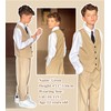 LOLANTA Boys Suit Wedding Ring Bearer Outfit Kids Suit Set,