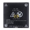 12V 1.2Ω 3D Printer Aluminum Plate with Hotbed Cable Heated