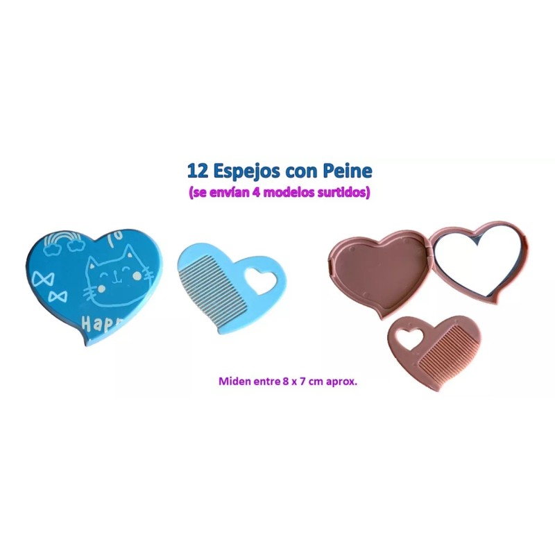 Nagi Cutie Shop 12 Mini Espejo De Mano Bolsillo Con
