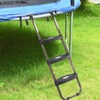 HBTower Trampoline Ladder, 3-Step Trampoline Steps with Horizontal Wide Steps,