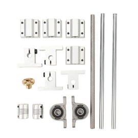 Linear Motion Guide Rod Shaft T8x8 Lead Screw Shaft Support SC8UU Sliding Bearing Block Flexible Shaft Coupling 8‑250