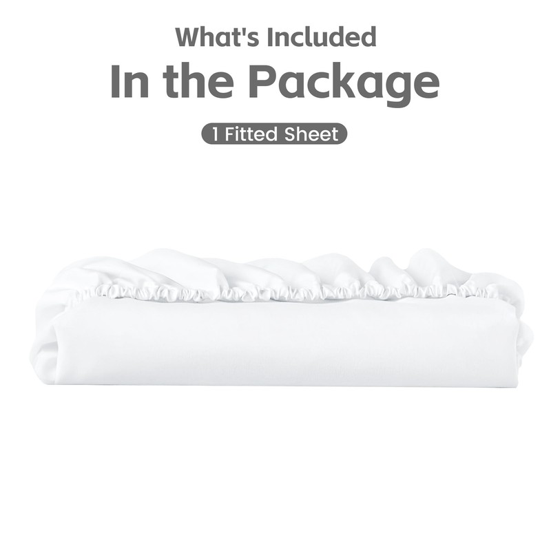 LINENOVA King Fitted Sheet – Ultra Soft 1800TC Double Brushed