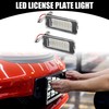 Partuto LED License Plate Light for Mini Cooper Plastic Black