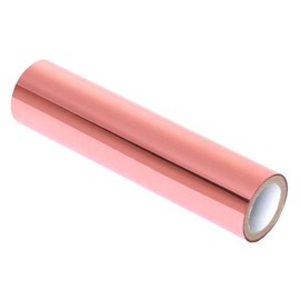 5mx15cm Transfer Sheets，196.8"5.9" Metallic Variety Pack Glimmer Hot Foil Roll Heat Activated Foil Glimmer Foil，Foil Transfer Sheets (Rose Gold)
