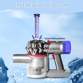 4 Pack Replacement Pre-Filters for Dyson V8, V7, V6, SV04, DC58, Vacuums - Kit Includes 4 Filters, Enhance the Performance of Your Dyson with This Filter Replacement Set. Replaces Part # 965661-01