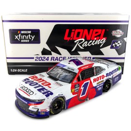 Lionel Racing Sam Mayer Autographed 2024 Iowa Race Win NASCAR Diecast Car 1:24 Scale