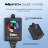 iPower 4 Inch 130 CFM Inline Duct Fan with Variable