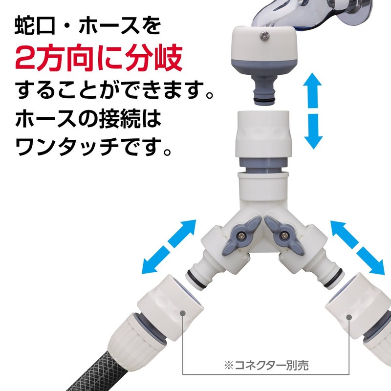 Takagi 3-Way Connector with Valves