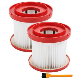 49-90-1900 Wet/Dry Filter Kit Replacement Compatible with Milwaukee Cordless Vacuum (Pack of 2)