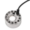 Color 12 LED Mist Maker Fogger Water Fountain Pond Fog