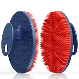 Innerneed Limpiador Corporal Magnético Silicona Cepillo Higiénico Ducha Color Rojo Exfoliante Limpieza Profunda Diaria Una Piel Más Vital
