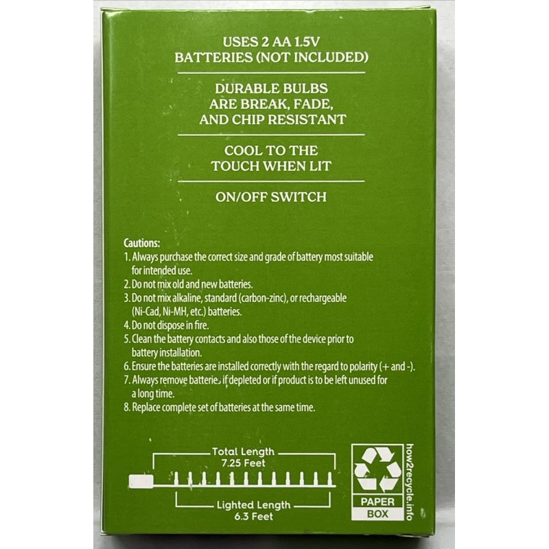 Holiday Time Christmas 20 Blue Micro LED Lights Battery Powered