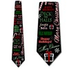 Three Rooker Christmas Ties Mens Festive Holiday Necktie Christmas Tie,