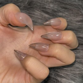 Pinky Cat Claw Handmade Nail Tips - Short Cat Claw / 핑키 캣클로우 수제네일팁 - 숏 캣클로우