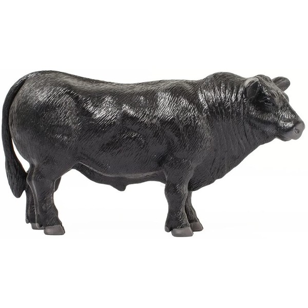 Little Buster Toys Angus Bull - Realistic Black Angus Bull, 1/16th Scale