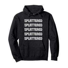Splattered Pullover Hoodie