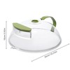 Microwave Splatter Cover for Food - Clear Microwave Splash Guard