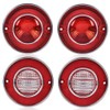 CNNELL Tail Lights Assembly Rear Lights Compatible with Chevy Corvette