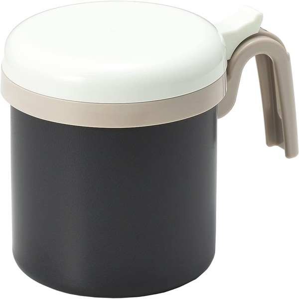 Tamahashi TM-06 Tempura Meijin Oil Pot, 0.4 gal (1.2 L), Clean Clean Oil Pot, Black